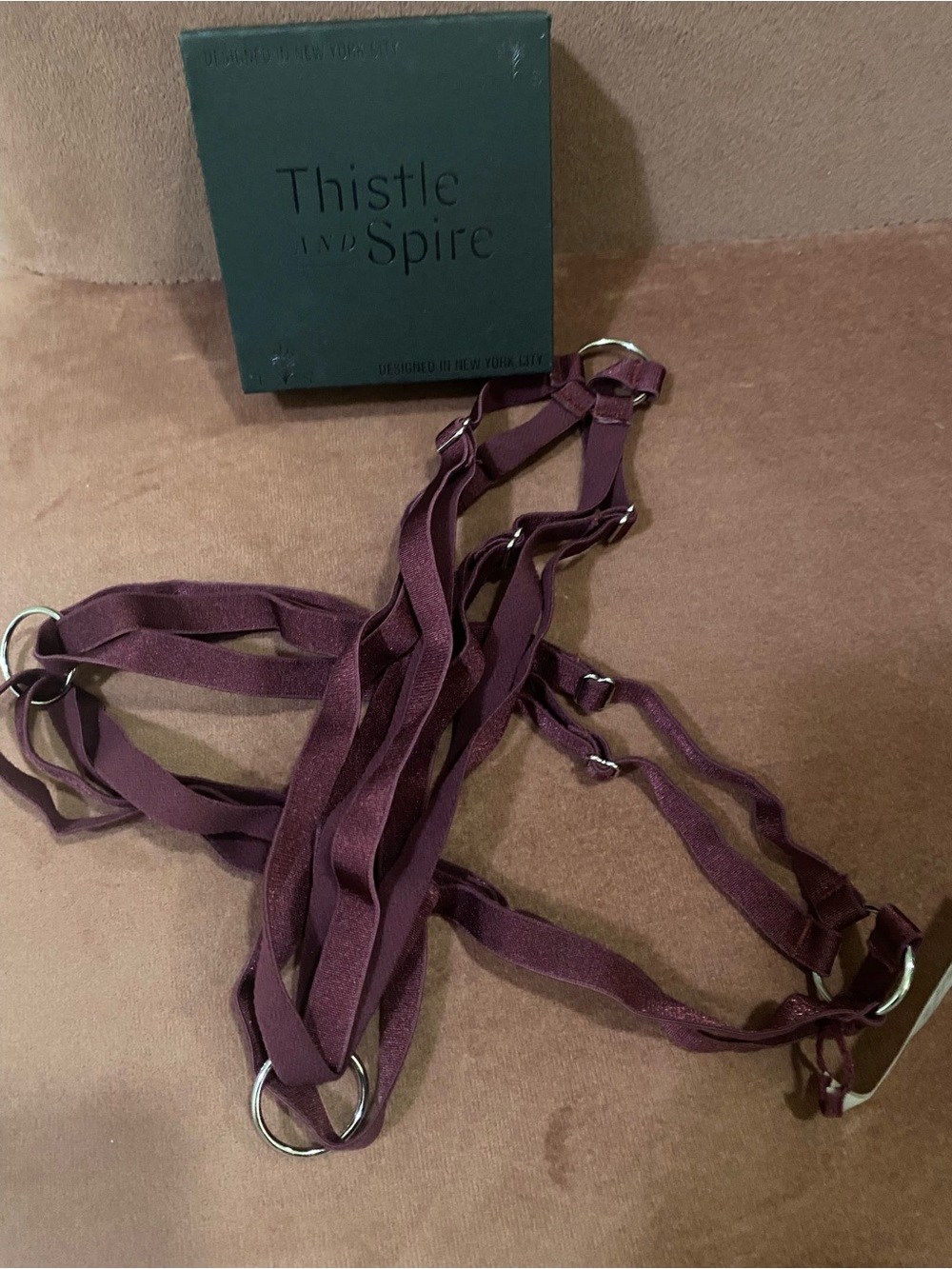 Thistle and Spire Women's Cherry Red Thigh Garters